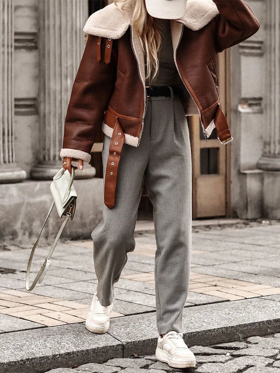 Women Patchwork Jacket